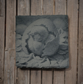Laser‑Engraved Slate Coaster Set of Four Baby Chick Hatching