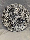 Black And White Dragon